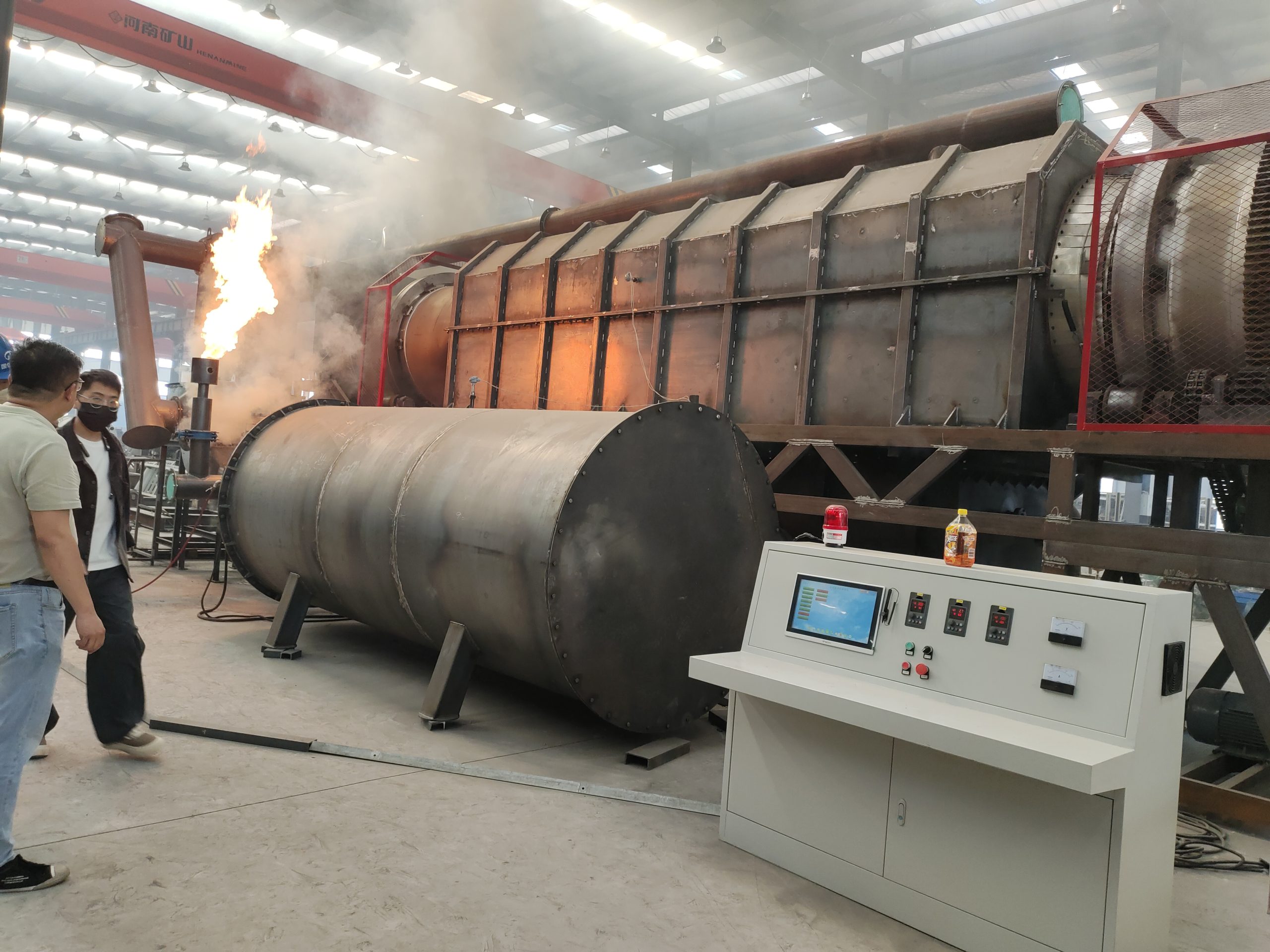 Continuous Rotary Drum Furnace