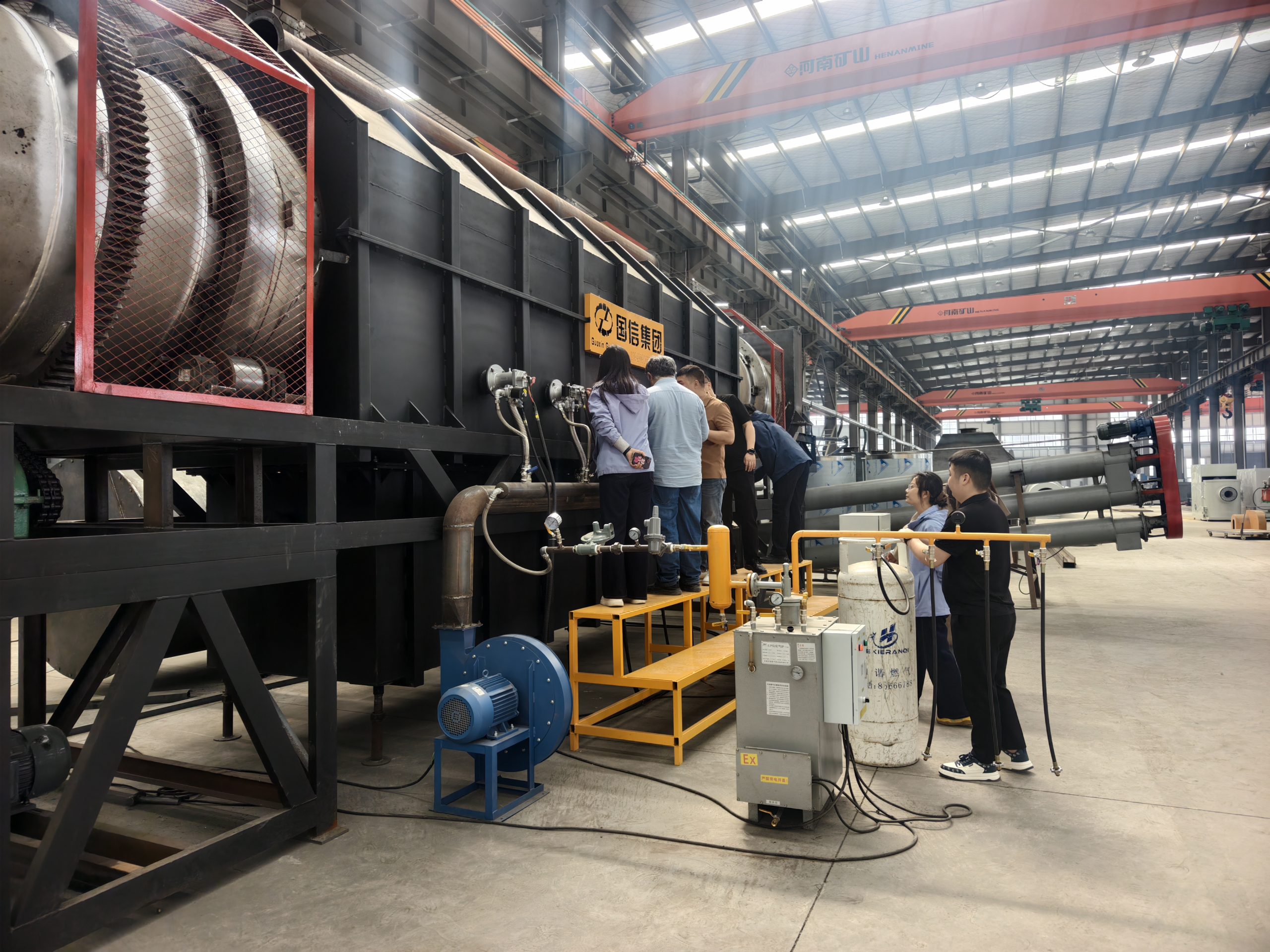 Continuous Rotary Carbonization