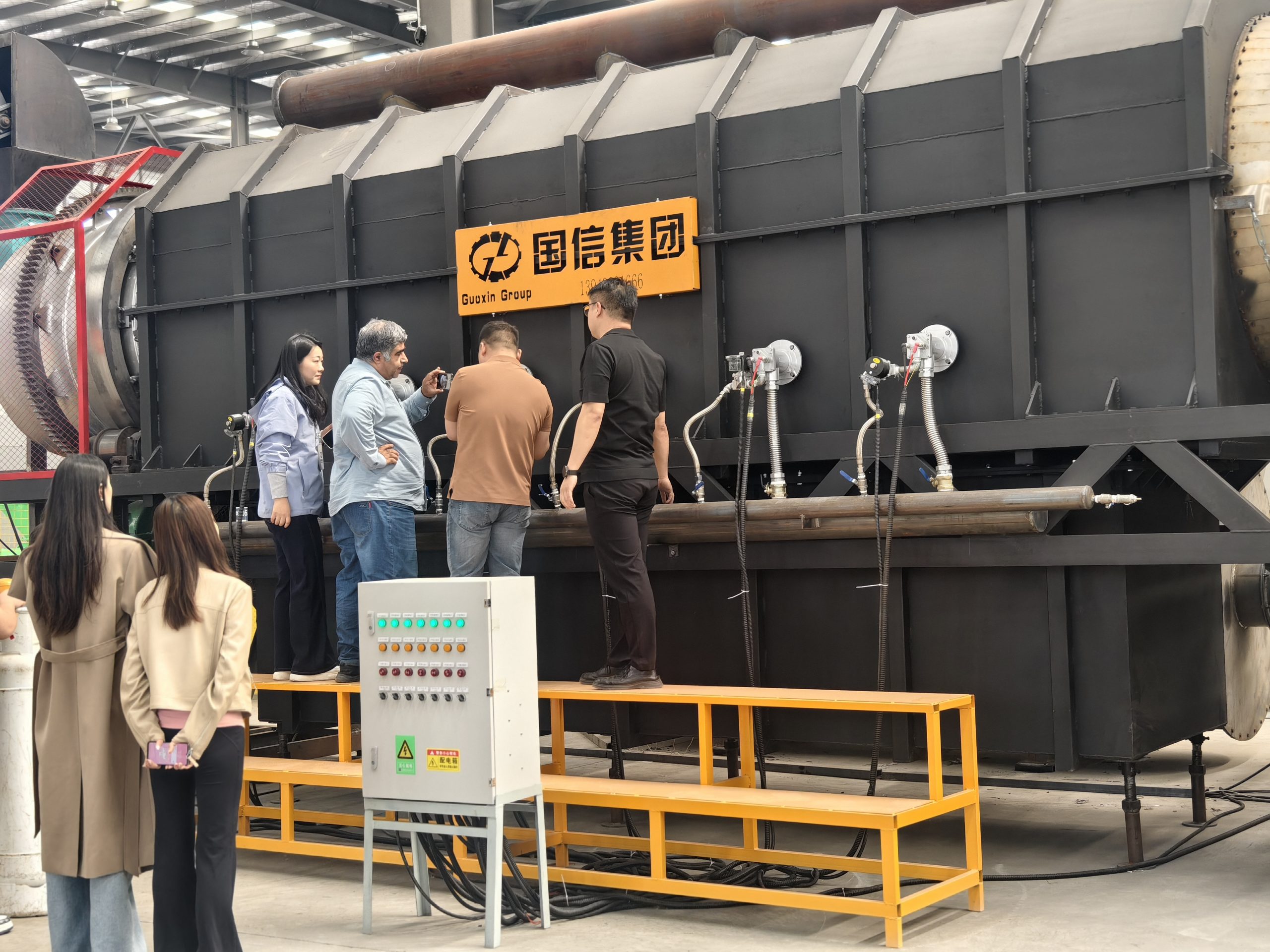 Continuous Rotary Drum Carbonization Furnace