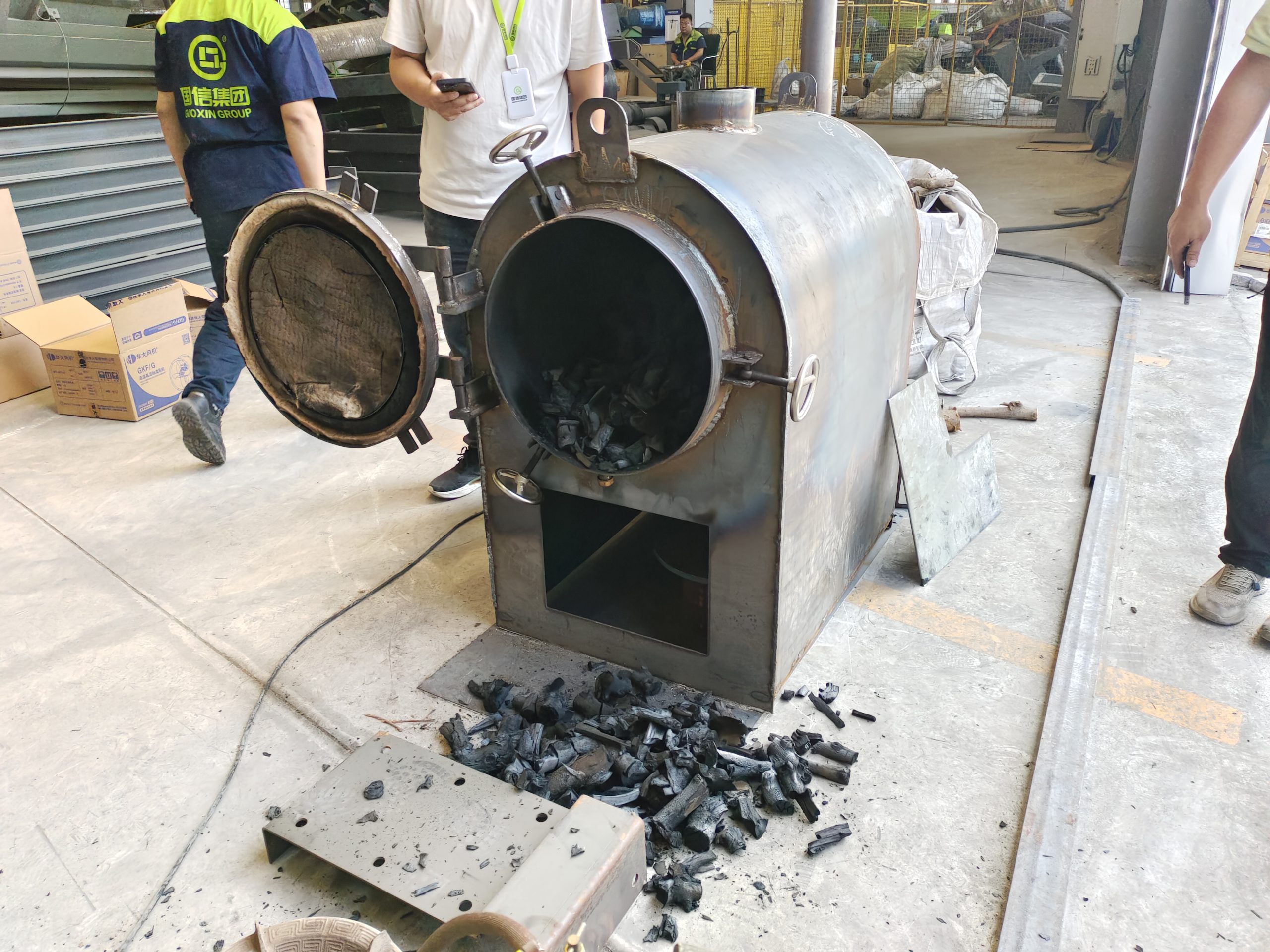 Horizontal Biomass Carbonization Furnace